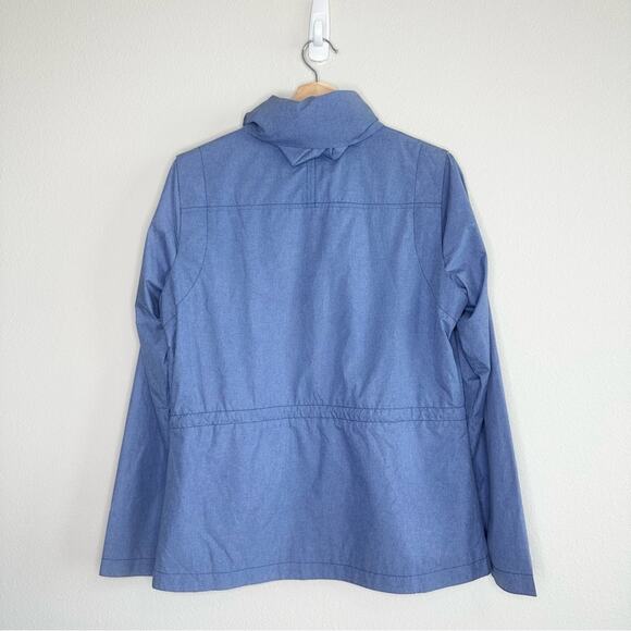 NWT Chicago Cubs Rain Jacket Women's Size Medium Blue - Picture 2 of 3